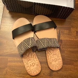DV by Dolce Vita Double Strap Sandals- Size 8